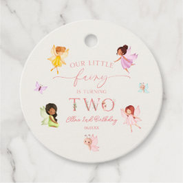 私たちの小さな妖精は魅惑された2番目の誕生日パーティー フェイバータグ