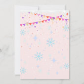 私たちの小さな子熊 | 北極の動物ベビーシャワー 招待状 (裏面)