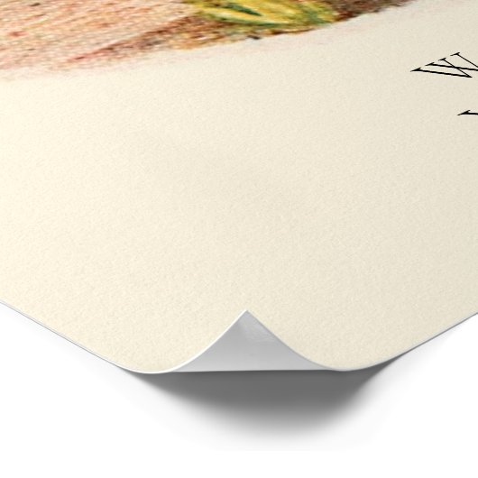 「私たちの小さな庭を愛してる」 モルモットの詩 ポスター (角)