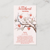 私たちの小さな恋人のバレンタインデーのベビー エンクロージャーカード (正面)