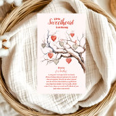 私たちの小さな恋人のバレンタインデーのベビー エンクロージャーカード