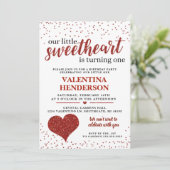 私たちの小さな恋人の最初の誕生日 招待状 (スタンド正面)