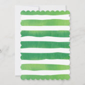 私たちの小さな恋人はメロンベビー誕生日の1つ 招待状 (裏面)