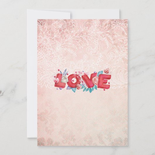 私たちの小さな恋人は赤ちゃんのシャワーの途中にある 招待状 (裏面)