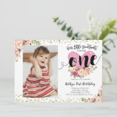 私たちの小さな愛の誕生日パーティー招待状 招待状 (スタンド正面)