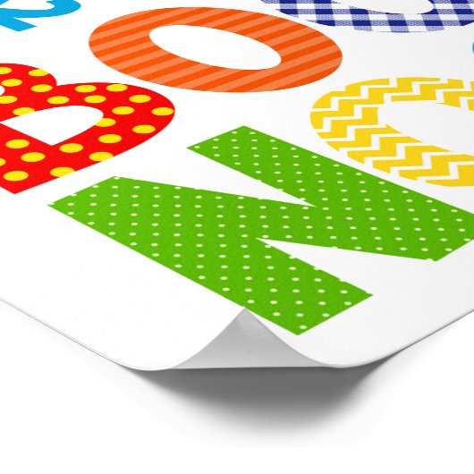 私たちの小さな本の読隅のポスター ポスター (角)