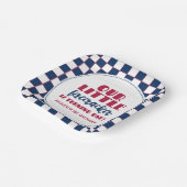 私たちの小さな爆竹の最初の誕生日 ペーパープレート (傾斜あり)