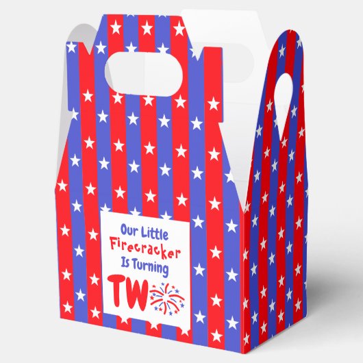 私たちの小さな爆竹の2番目の誕生日 フェイバーボックス (オープン)