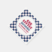 私たちの小さな爆竹は一つの誕生日を回している スタンダードカクテルナプキン (角)