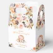 私たちの小さな甘いカボチャ誕生日素朴フローラ フェイバーボックス (オープン)