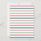 私たちの小さな甘いスイカ誕生日 招待状 (裏面)