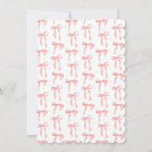 私たちの小さな甘いバレンタインベビーシャワー招待状 招待状 (裏面)