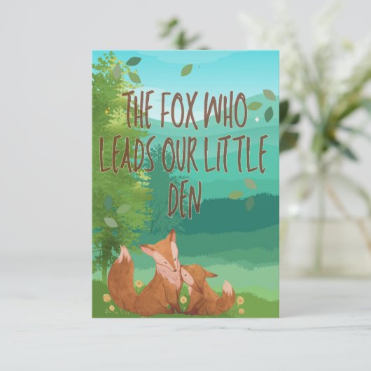 私たちの小さな群れを導く狐 - 父の日 (スタンド正面)