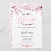 私たちの小さな花少女ベビーシャワー招待状 招待状 (正面/裏面)