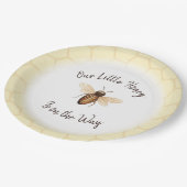 私たちの小さな蜂蜜の赤ちゃんシャワー ペーパープレート (アングル)