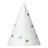 私たちの小さな蜂蜜 |最初の誕生日へようこそ パーティーハット (裏面)