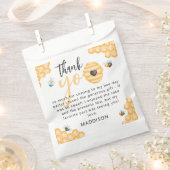 私たちの小さな蜂蜜 |最初の誕生日 フェイバーバッグ (クリップ留めされた状態)