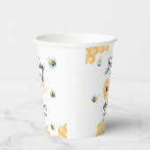 私たちの小さな蜂蜜 |最初の誕生日 紙コップ (右)