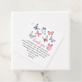 私たちの小さな蝶の写真の誕生日パーティー フェイバータグ (インサイチュ)