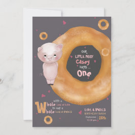 「私たちの小さな豚ちゃん」 | "愛とベーグル" 招待状