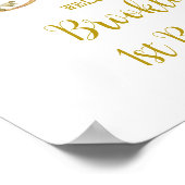 私たちの小さな赤ん坊の女の子はワンウェルカムサインを回している ポスター (角)