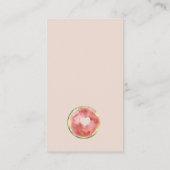 私たちの小さな赤面メロンオムツラッフルベビーシャワー エンクロージャーカード (裏面)