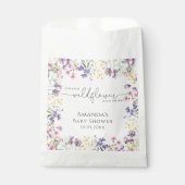 私たちの小さな野草の赤ちゃんシャワー フェイバーバッグ (正面)