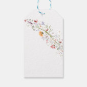 私たちの小さな野草ベビーガール1st誕生日パーティー ギフトタグ (裏面)