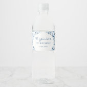 私たちの小さな野草ベビーガール1st誕生日パーティー ペットボトルラベル (正面)