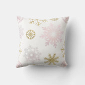 私たちの小さな雪の結晶ベイビー フォト 記念品 ギフト クッション (裏面)