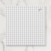 私たちの小さな餃子男女兼用の赤ちゃんシャワー フェイバータグ (裏面)