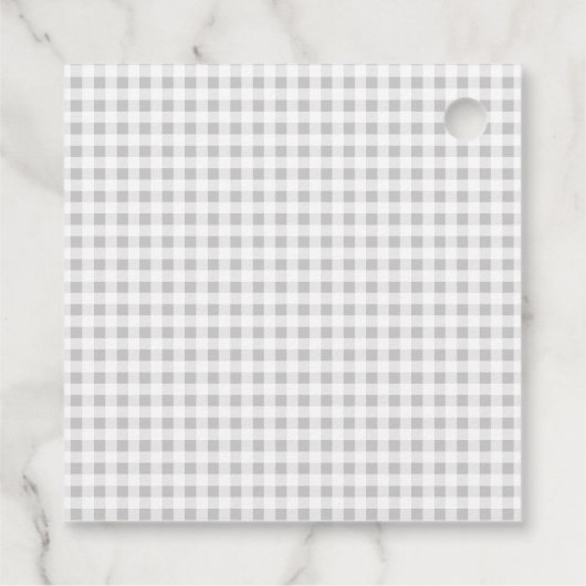 私たちの小さな餃子男女兼用の赤ちゃんシャワー フェイバータグ (裏面)