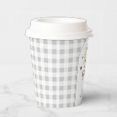 私たちの小さな餃子男女兼用の赤ちゃんシャワー 紙コップ (右)