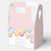 私たちの小さなSweetheart会話ハート誕生日 フェイバーボックス (オープン)