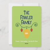 私たちの小人からあなたの小人へ!ホリデーシーズンのフラットカード シーズンカード (裏面)