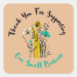 私たちの小規模企業をサポートしてくれてありがとう スクエアシール