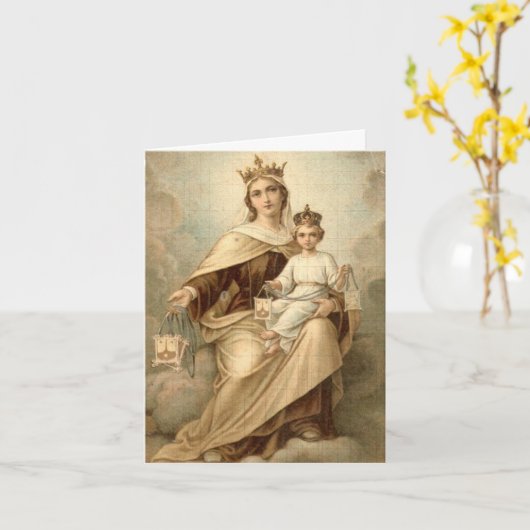 私たちの山カーメルグリーティングカード カード (黄色い花)