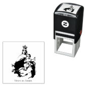 私たちの山カーメル自己のスタンプの女性 セルフインキングスタンプ (インサイチュ)