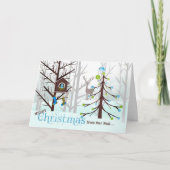 私たちの巣からクリスマスのブルーバードへ シーズンカード (正面)