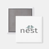 私たちの巣 テキスト ツルバンドリ マグネット (正面/裏面)