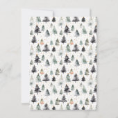 私たちの年ミニマル12フォトコラージクリスマス シーズンカード (裏面)