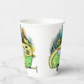 私たちの幸せな場所。レトロキャンプ 紙コップ (左)