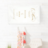 私たちの幸せな結末にようこそ！ 横断幕 (インサイチュ)