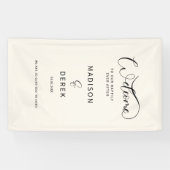 私たちの幸せな結末にようこそ！ 横断幕 (横)