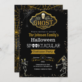 私たちの幽霊踊りスケルトン衣装パーティー カード