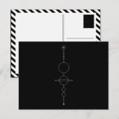 私たちの幾何学的な太陽系 ポストカード (正面/裏面)