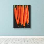 私たちの庭からニンジン キャンバスプリント (インサイチュ (ウッドフロア))