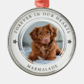 私たちの心に永遠に写真 メタルオーナメント (正面)