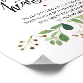 私たちの心に永遠に残る追悼の看板 ポスター (角)