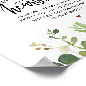 私たちの心に永遠に残る 故人メモリアルサイン ポスター (角)